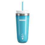 Zoku Teal Iced Coffee Maker, Travel Mug