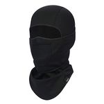 SAITAG Balaclava Ski Mask Warm Face Mask for Cold Weather Winter Skiing Snowboarding Motorcycling Ice Fishing Men Black