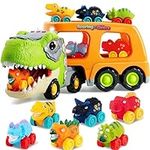 JOYIN Dinosaur Truck Toys for Kids 