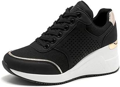 Cestfini Sneakers da Donna con Zeppa, Scarpe Sportive con Plateau, Moda Sneaker Casual da Donna