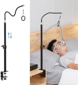 CPAP Hose Holder, CPAP Hose Lift with Adjustable Feature (Black)