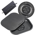 Stash Bros Rolling Tray Bundle With Magentic Lid & Ashtray, Rolling kit with V-Cradle, Rolling Trays, Rolling Tray Set