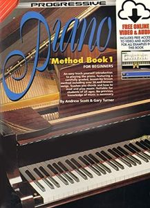 72626 - Progressive Piano Method Book 1 - Book/Online Video & Audio: With Poster