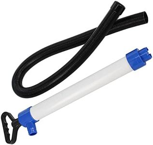 BISupply Water Hand Pump Siphon Bailer - Portable 20 GPM Suction Manual Bilge Pumps for Boats Kayak Canoe and More