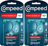 Compeed Advanced Blister Care Cushions, Package of 10 Mixed Size Cushions (2 Count)