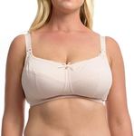 The Essential Nursing Bra: Women's Plus-Size (Full Bust) Wire-Free Maternity/Breastfeeding Bra. Blush. Size: 14JJ