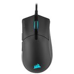 CORSAIR SABRE RGB PRO CHAMPION SERIES Wired Ultra-Light FPS/MOBA Gaming Mouse – 18,000 DPI – Ergonomic Design – iCUE Compatible – PC, Mac, PS5, PS4, Xbox – Black