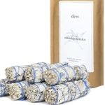 dew Ethically Sourced Smudge Sticks - 50 x 4” Sticks - Californian White Sage for Cleansing