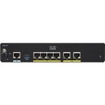 Cisco Integrated Services Router 921 - Router 4-Port Switch - 1GbE - WAN Ports: 2