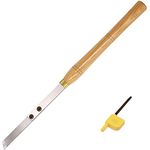 Carbide Parting Tool and Grooving Woodturning Tool 18.5 inches for Wood Turning Lathe