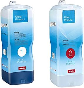 Miele UltraPhase 1 & 2, 2-Component Detergent for Whites/Colors Aqua Fragrance (2, UltraPhase 1 & 2)