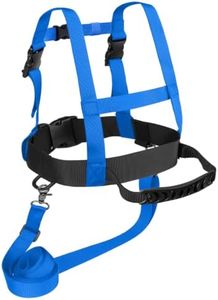 Odoland Kids Ski Snowboard Training Harness Toddler Skiing Harness with Removable Leash Speed Control Teaching for Beginners, Blue
