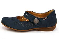 Sano by Mephisto EXCESS AIR BUCKSOFT 6905/MESH GRIS CL P5054077 Women's Low Shoes, navy, 2 UK