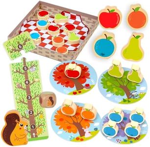 Nene Toys Écureuil dans Le Verger - Jeu de Société Coopératif pour Enfants 2 Ans et Plus - Jeu de Plateau Éducatif pour Tout-Petits - Amusant pour la Famille et Apprendre Les Couleurs et à Compter