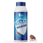 Flea Killer Powder 300g 0.5% Permethrin - Rapid Elimination & Prevention, Approved For Home Use, Effective on All Life Stages, Easy Application, Long-Lasting Protection for Carpets & Upholstery