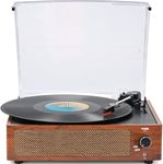 WOCKODER Vintage Record Player for 