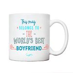 Best Boyfriend mug | romantic gift ideas for him partner spouse fiancée | mugs for men man presents from girlfriend | thank you | birthday Christmas valentines day