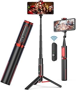 Selfie Stick Tripod, 3 in 1 Aluminum Bluetooth Selfie Stick with Wireless Remote, Extendable & Stable Tripod for iPhone 14/14 Pro Max/13/13 Pro/12/11 Pro and Samsung Huawei Smartphones, etc.