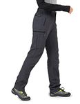 Wespornow Women's-Walking-Snow-Ski-Trousers Fleece-Lined-Hiking-Trousers Water-Resistance-Outdoor-Softshell-Insulated-Pants for Winter