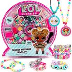 L.O.L. Surprise! 765940846551 L.O.L. Surprise Message Group USA, DIY Secret Jewelry Making Kit, Over 400 Beads & Charms Included, Multicolored, Horizon