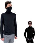 Face Mask Shirt - Mock Turtleneck (