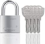 40mm Heavy Duty Lock Warehouse Waterproof Keyed Padlock High Security Padlock with 4 Keys
