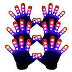 ONEREED 3 Pairs LED Gloves Light up