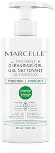Marcelle Ultra-Gentle Cleansing Gel, Purifying, Combination To Oily Skin, Facial Cleanser, Hypoallergenic, Soap-Free, Paraben-Free, Fragrance-Free, Tested On Sensitive Skin, Cruelty-Free, 350 mL