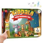 Kiddale 28 Sounds Musical English Panchatantra Story Book|8 Bedtime Picture and Audio Stories for Children(3+)|Engaging Moral Stories with Touch-and-Play Sound