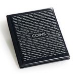 Lighthouse Coin Wallet with 16 Coin Sheets each for 6 coins, blue