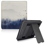 GOVTVA Stand Soft Case for 7 Inch Kindle Oasis (10th Generation, 2019 Release and 9th Generation, 2017 Release) with Double Hand Strap / Auto Sleep & Wake / Magnetic Closure (Forest Mountains)