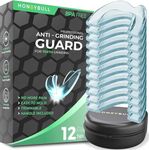 HONEYBULL Mouth Guard for Grinding Teeth [12 Pack - Thin] 1 Size for Light Grinding | Comfortable Custom Mouth Guard for Clenching Teeth at Night, Bruxism, Whitening Tray & Guard