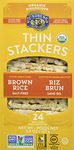 Lundberg Lundberg Organic Thin Stackers Brown Rice Salt Free, 167 Grams