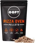 OOFT 100% Hardwood Pizza Oven Pellets - Moisture Proof Resealable Bag - High Heat Output - Suitable for Ooni, Dellonda, Nero, Fresh Grills, Ninja Woodfire and Other Pellet Ovens and Grills - 10lb Bag