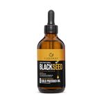 CARAWAY Organic Blackseed Oil (Kalonji Oil) Cold Pressed - 118 ml / 4 oz | Certified Organic Cold Pressed Kalonji Oil for Hair Growth, Drink and Skin care | Immunity Booster | Edible Grade