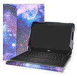 Alapmk Protective Case Cover for 13.3" Dell Latitude 13 3380 Education & Dell Chromebook 13 3380 Series Laptop(Warning:Not fit Latitude 13 3350 3340 3330/Latitude 13 2-in-1 3390 3379),Galaxy