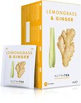 Nutra Tea - Lemongrass & Ginger Tea - 60 Tea Bags - Herbal Tea - (3 Pack)