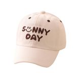 Toddler Baby Boys Girls Hat Summer Laugh Smiley Face Fisherman's Beanie Kids Spring Baseball Cap (Sunny Day-White)