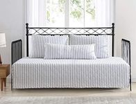 Stone Cottage - Daybed Set, Reversible Cotton Bedding with Matching Shams & Deco Pillow, Pre-Washed for Added Softness (Willow Way Grey, Daybed)