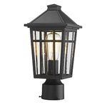 Darkaway Outdoor Post Lights Lamp Post Light Fixture, Waterproof Aluminum Housing with Glass, Fence Post Deck Lighting for Garden, Patio, Pathway (1 Pack, Black1)