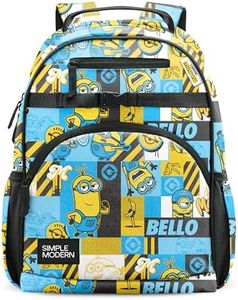 Simple Modern Large Despicable Me Kids Backpack for School Girls and Boys | Elementary Backpack for Teen | Fletcher Collection | Kids - 16" tall | Minions Bello