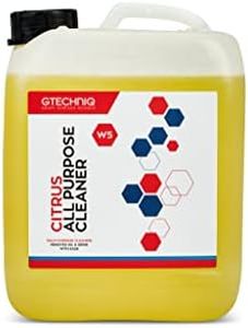 Gtechniq Citrus All Purpose Cleaner, 5 Litre. Removes oil & grime with ease. Designed for effective cleaning of coatings, trims or chrome parts. Uses also include carpet cleaning & engine bay cleaning
