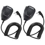 BAOFENG Speaker Mic for BAOFENG UV-5R UV-82 BF-888S BF-88A Kenwood Radio 2 Pcs