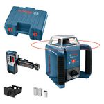 Bosch Professional Rotation Laser Level GRL 400 H (One-button keypad, Working Range: up to 400m (diameter), in carrying case)