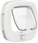 PetSafe Big Cat Flap - Interior and Exterior Pet Door suitable for Cats, Small Dogs and Multi-Pet Households – Push-&-Turn 4-Way Lock gives Extra Security – Soft Close Flap for Added Safety