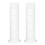 SAPLIZE Bike Handlebar Grips, for Kids Girls Boys Bikes, Balance Bikes, Road Bikes and Scooters, Length 4.9", White