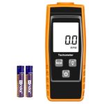 XRCLIF Digital Tachometer, RPM Meter with 2.5 to 99,999 RPM Accuracy, Noncontact RPM Gauge Marker with Batteries Included, Handheld Laser Tachometer Speed Tester