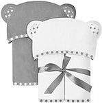 ELSVIN Set of 2 Hooded Baby Towels 