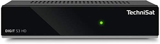 TechniSat DIGIT S3 HD Satellite Full HD Black TV set-top box DIGIT S3 HD, Satellite, Digital, DVB-S,DVB-S2, PAL, 576i,576p,720p,1080i,1080p, 4:3, 16:9