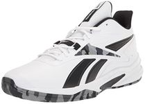 Reebok Men's More Buckets Basketball Shoe, White/Black/Cold Grey, 6.5 UK